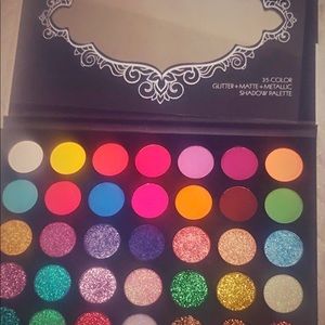 Okalan 35 color glitter-matte- shadow palette